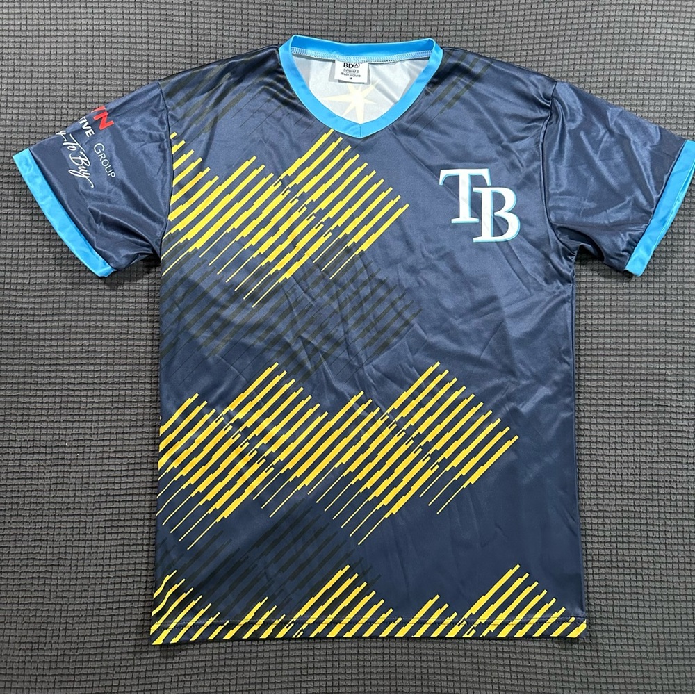 Tampa Bay Rays Randy Arozarena 56 Promo Jersey BDA Sports Mens Medium Blue